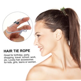 FOMIYES 3sets Cute Dinosaur Hair Ties Set Girls Hair Bands Accessory for Boys and Girls Ponytail Holder Rope Rubber Band 10pcs*3