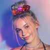 CAKURE Light Up Hair Scrunchies Polka Dots Scrunchie Hair Accessories