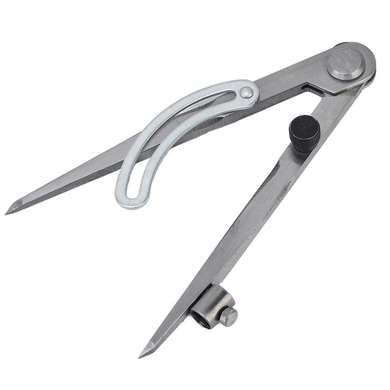 Wing Divider Gauge Carbon Steel Adjustable Angle Lockable Scribing Tool