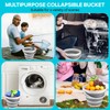 2 Pack Collapsible Buckets - 2.6 Gallon (10L) Large Capacity,