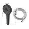 Round Large panel Showerhead with hose, High pressure 4-function shower
