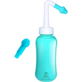Neti Pot Sinus Rinse Bottle 300ml Sinus Rinse Kit Nose Wash Cleaner Pressure Rinse Nasal Irrigation for Adult & Kid BPA Free