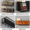 DecruKaltiz Magnetic Spice Rack for Refrigerator,With Strong Magnet Paper Towel