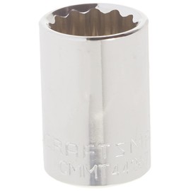 CRAFTSMAN Shallow Socket, Metric, 1/2-Inch Drive, 18mm, 12-Point (CMMT44267)