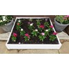 Handy Bed 4 x 4 Stack-able, White, Vinyl, Raised Garden