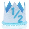 APAEAT Half Birthday Hat Blue Crown Hat Party Hat Crown
