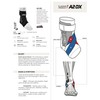 Zamst A2-DX Ankle Brace, White, XL - Left