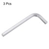 QUARKZMAN Pack of 3 L-shaped square head wrenches, 5 mm,