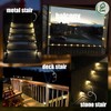 SOLPEX Solar Deck Lights Outdoor 16 Pack, Solar Step Lights