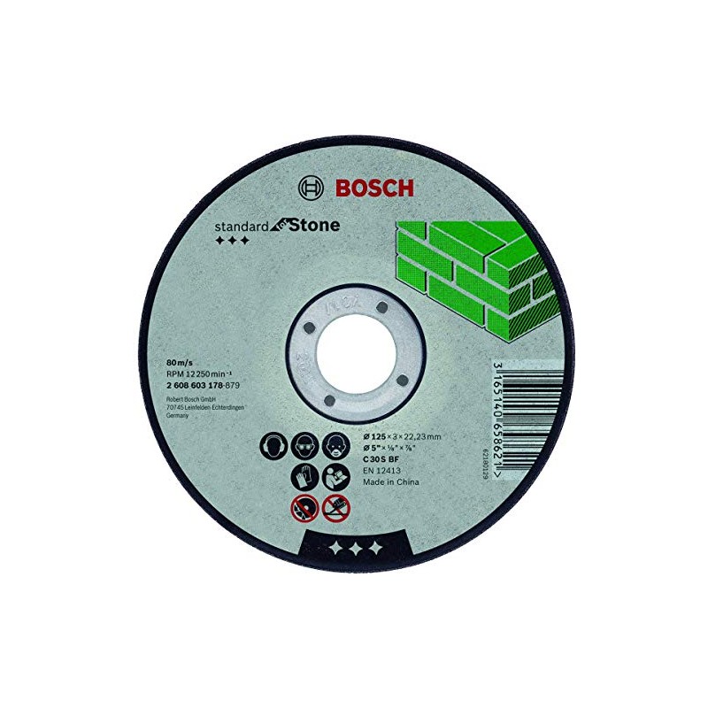 Bosch Professional 1x cutting disc straight standard for stone (for