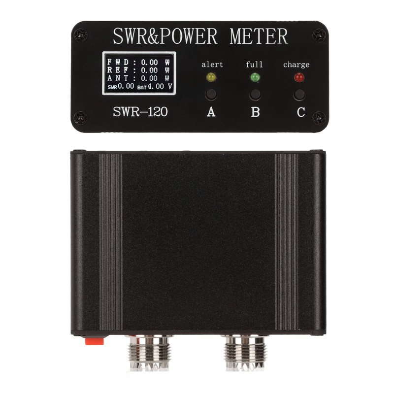 Standing Wave Meter Aluminium Alloy Digital Display 1.8‑50MHz FM AM