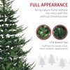 HOMCOM 7.5 Foot Artificial Christmas Tree, Pine Hinged Xmas Tree