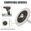 Vearter Glass Cutting Disc 5PCS, 2'' Double-Sided Diamond Cutting Wheel
