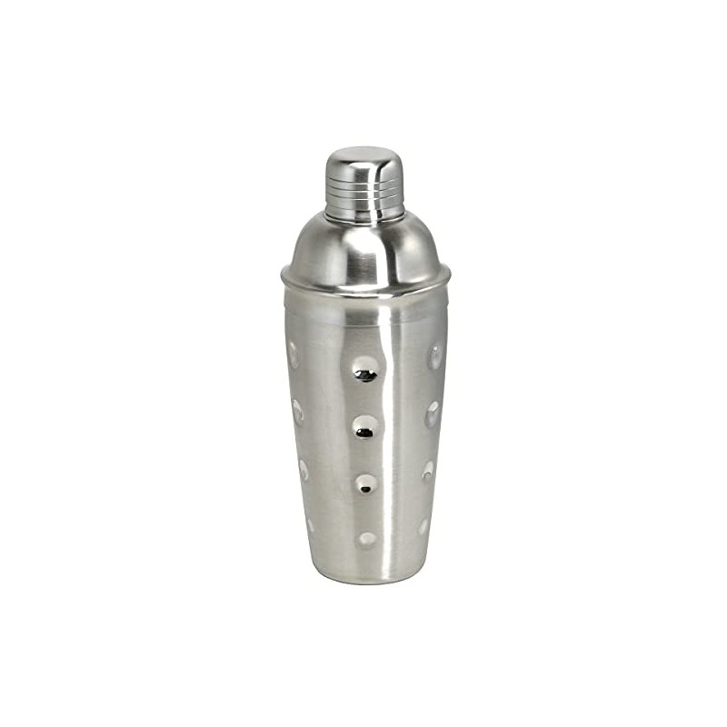 Cocktail Shaker Set of 3 Stainless Steel with Strainer 750