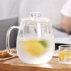 IwaiLoft IL-G1968 Handmade Heat Resistant Glass Tea Pot with Tea