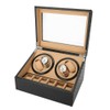 YIYIBYUS AC 100-240V Watch Storage Display Box,4+6 Automatic Watch Winder