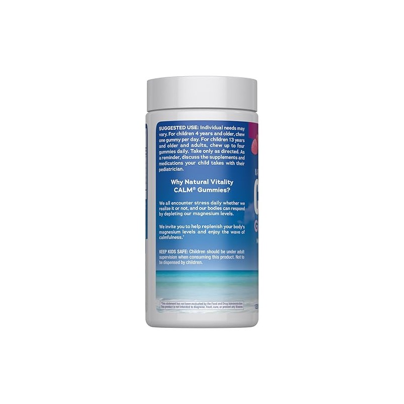Natural Vitality Calm Gummies The Anti-Stress Gummies, A Relaxing Magnesium