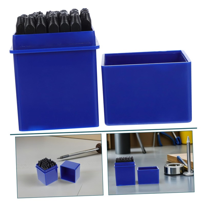 Operitacx 36pcs Stamp Punch Set Carbon Steel Stamping Tool with