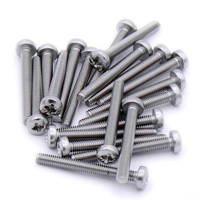 M5 (5mm x 22mm) Pozi Pan Machine Screw (Bolt) -
