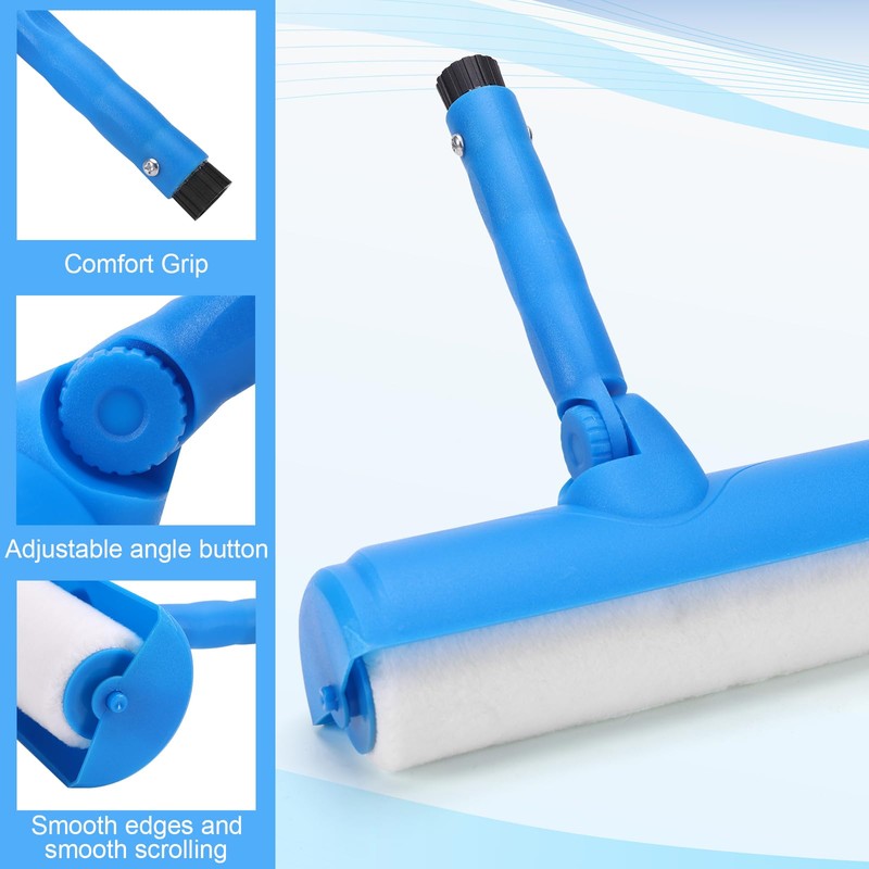Ceiling Paint Roller No Drip Kit – 111-Inch Extension Pole
