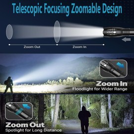 MVIOCS Yellow 2 in 1 Flashlight Portable Waterproof Yellow Light LED Flashlight with White and Yellow Light for Better Visibility (White-Yellow)