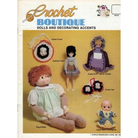Mangelsen & Sons Crochet Boutique Dolls and Decorating Accents Cupie, Clowns, Tissue Doll NOS