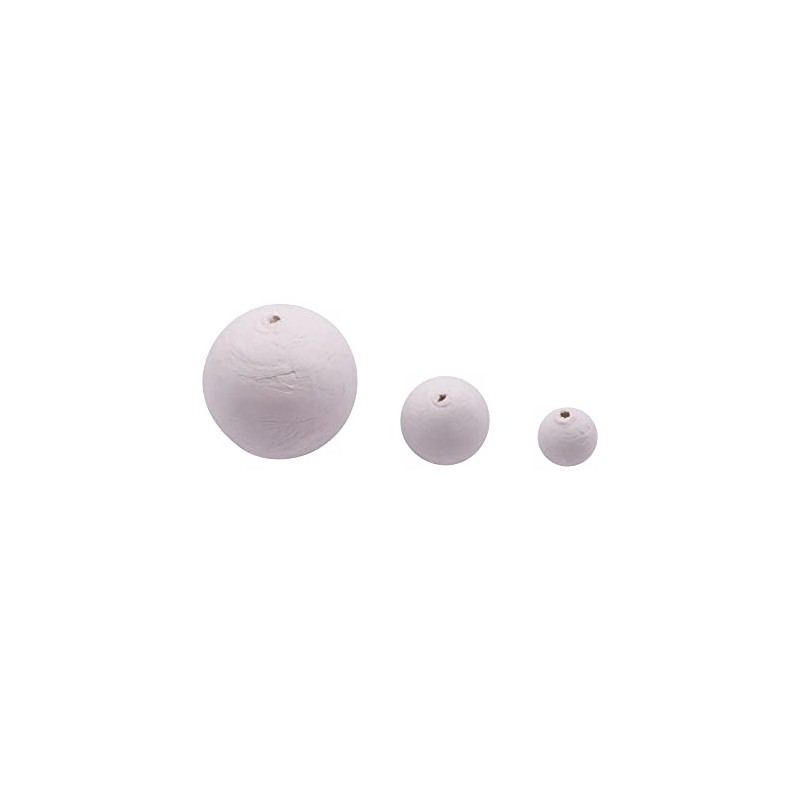 Craftplay Compressed Paper Balls | White | Choose a Pack