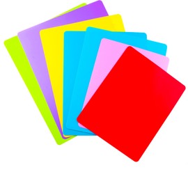 7 Pieces Flexible Cutting Board mats, Plastic Cutting Boards for Kitchen Cooking, Cutting Board Sheets for Meat and Vegetables, Dishwasher Safe