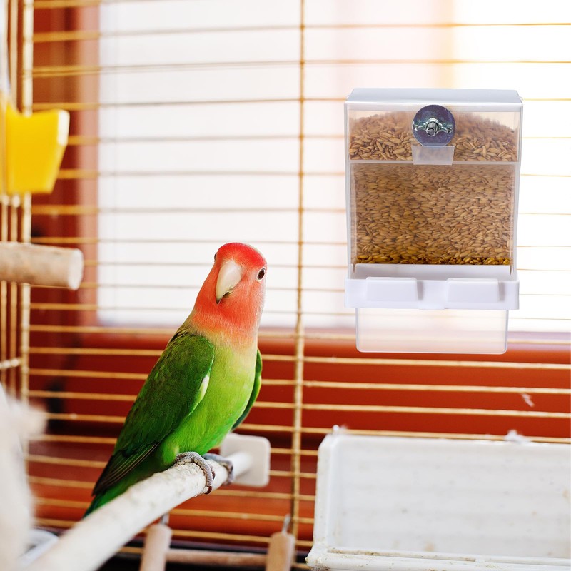 Glikceil 12 Pcs No Mess Bird Feeder Automatic Bird Parrot