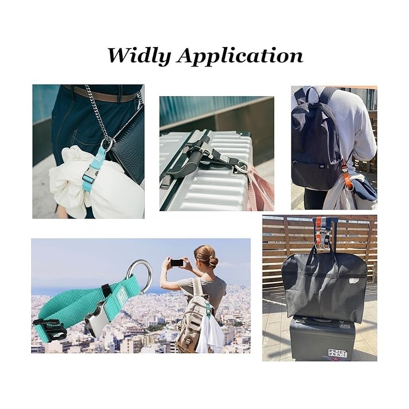Heavy Duty Add a Bag Luggage Strap Jacket Gripper,Carry-on Baggage