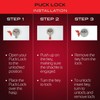Equipment Lock Puck Lock - Stainless Steel, Multi-Use Uncuttable Lock