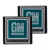 Unbranded (1967-72) "GM Mark of Excellence" Seat Belt Buckle Decals