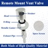 Alsoyixia 2Pcs Remote Mount Vent Valve for Fuel Tanks, Tank
