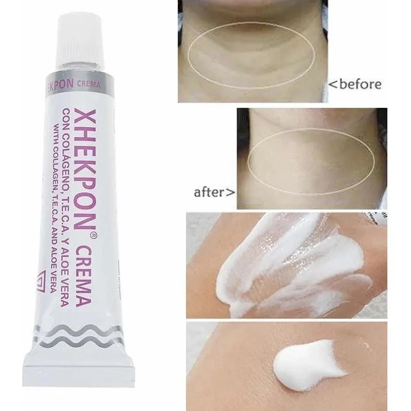 Xhekpon Crema Antiedad Facial Cuello Y Escote Colágeno Aloe