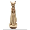 Discoveries Egyptian Imports Bastet Cat Goddess Statue - White -