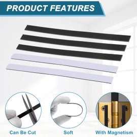 4" x1/4" Magnetic Hinge Shims for Commercial/Residence Hinge Adjustments Door Repairs Prop Damage Sagging Hinges,Pack Contains 30 shims