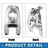 A ABSOPRO Front Left Exterior Door Handle Lock Cover Cap
