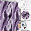 Uiiooazy Shower Curtain, Purple Purple, Shower Curtain, Abstract Geometric Pattern,