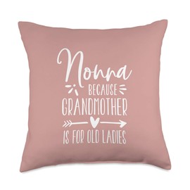 Grandmother is for Old Ladies - Cute Funny Nonna Throw Pillow