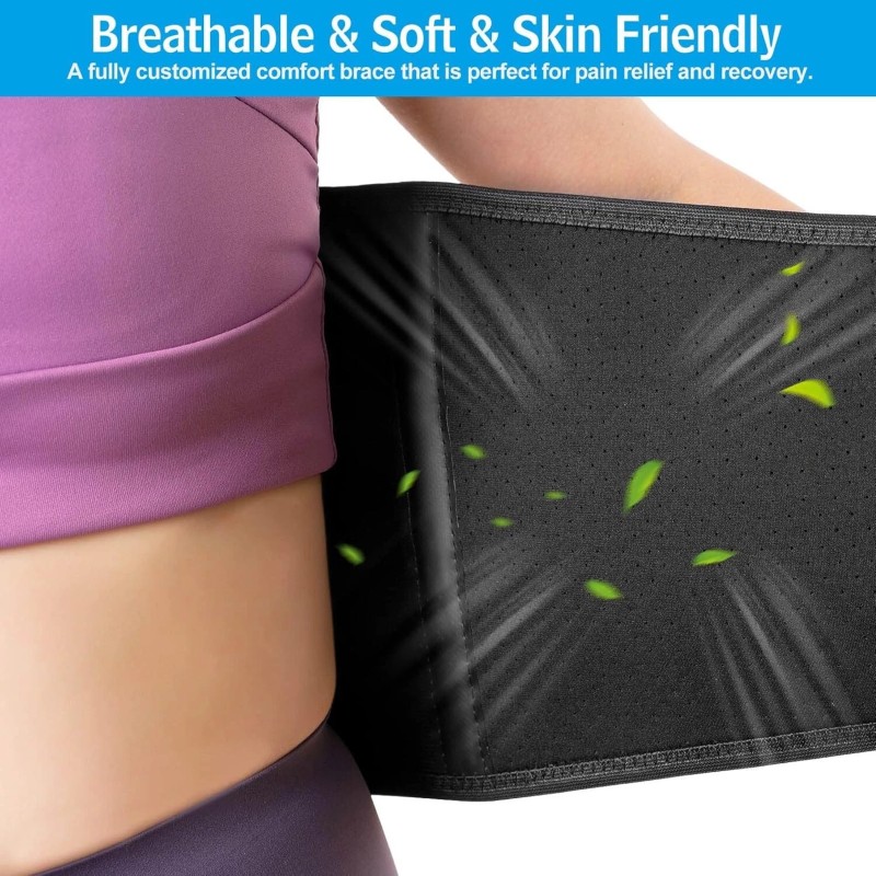 Bracepost back brace for lower back pain waist 26" to