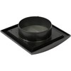 Anthracite Exhaust Hood Vent 4'' Inch with Built-in Pest Guard