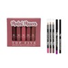 Set de Labiales Mate Mousse Italia Deluxe + 5 Delineadores