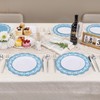 100pcs Blue Cielito Lindo Paper Placemats, HYMENEX Mexican Table Mats