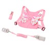 Toddler Harness Leashes with Retractable Wrist Link Pink 1.5M Rope
