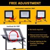 HBN 18000 Lumen LED Work Lights W/ Stand,2 Adjustable Head