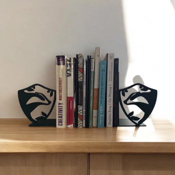 3dgarden Silhouette Bookends Hogwarts Houses. Gryffindor Hufflepuff Ravenclaw Slytherin. -