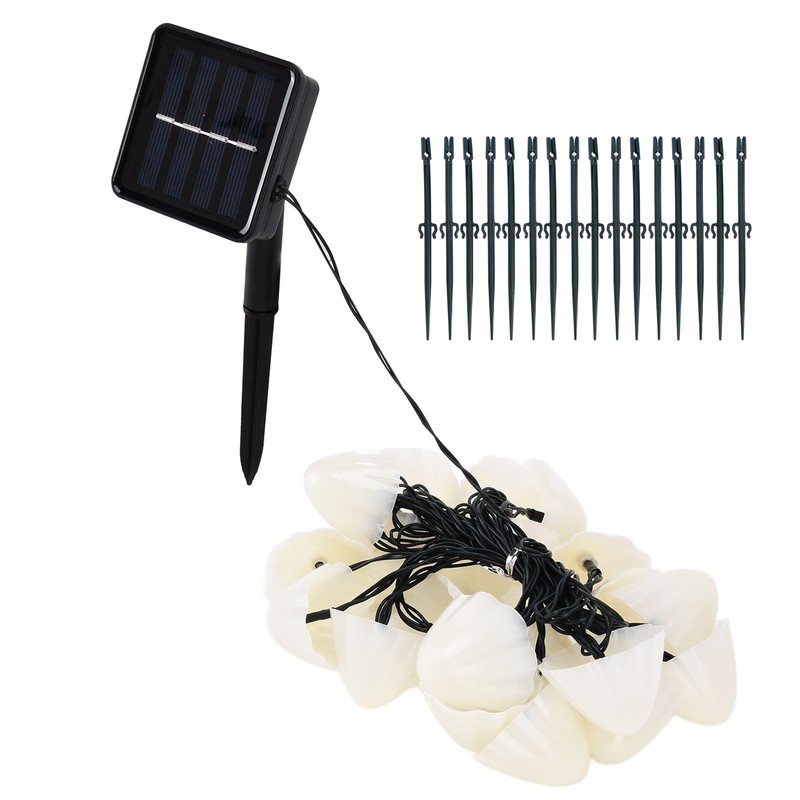 Solar Light String Waterproof Outdoor Garden Landscape Light 20LEDs 8