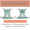 doudouX Patient Lift Sling, Commode Mesh Sling for Showering and