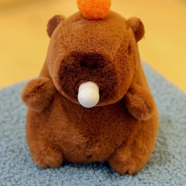 Capybara Keychain Bag Accessory Doll Fashion Item 03. Brown (Tail)/ONESIZE 5ea