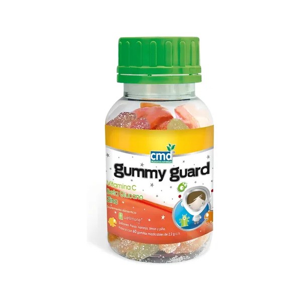 Gummy Guard ( Vitamina C,beta Glucano, Zinc) Frasco C/60 Cmd